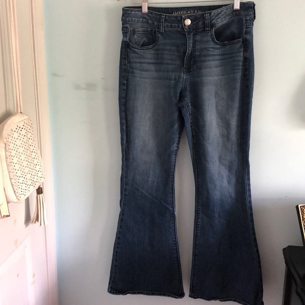 flare jeans from american eagle
